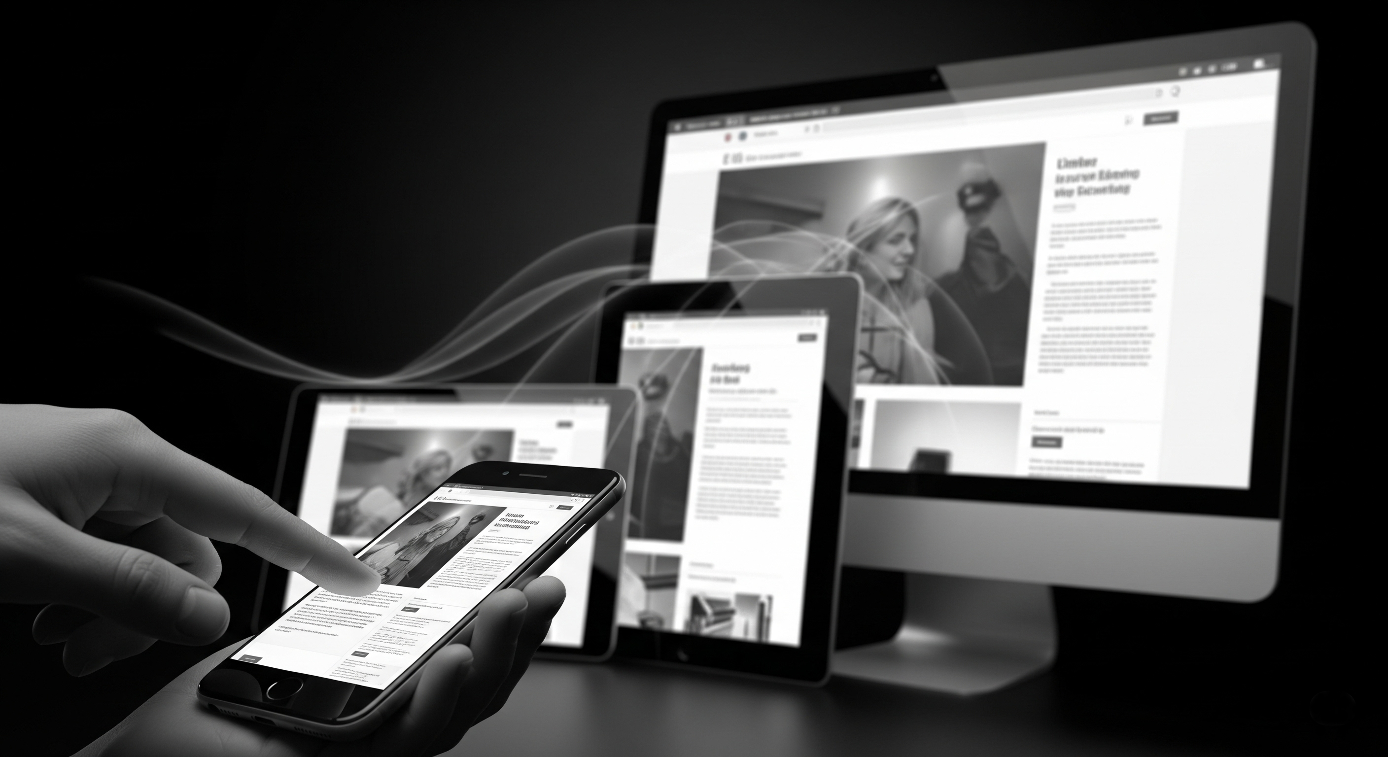 Diseño web responsive adaptado a móviles, tablets y ordenadores para una experiencia de usuario fluida, profesional y orientada a la conversión.