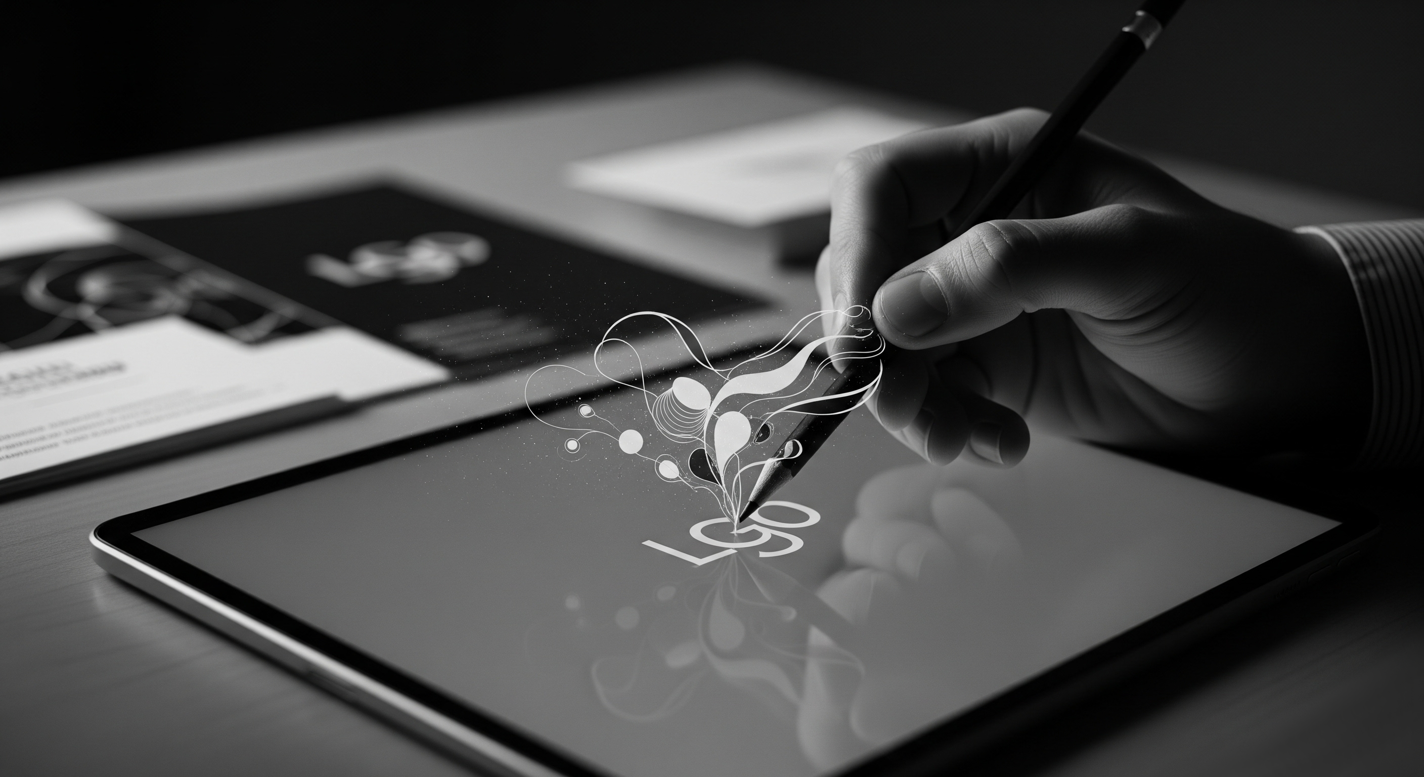 Diseño gráfico creativo y estratégico para una identidad visual impactante, incluyendo diseño de logotipos, branding visual y material publicitario que comunica profesionalidad.