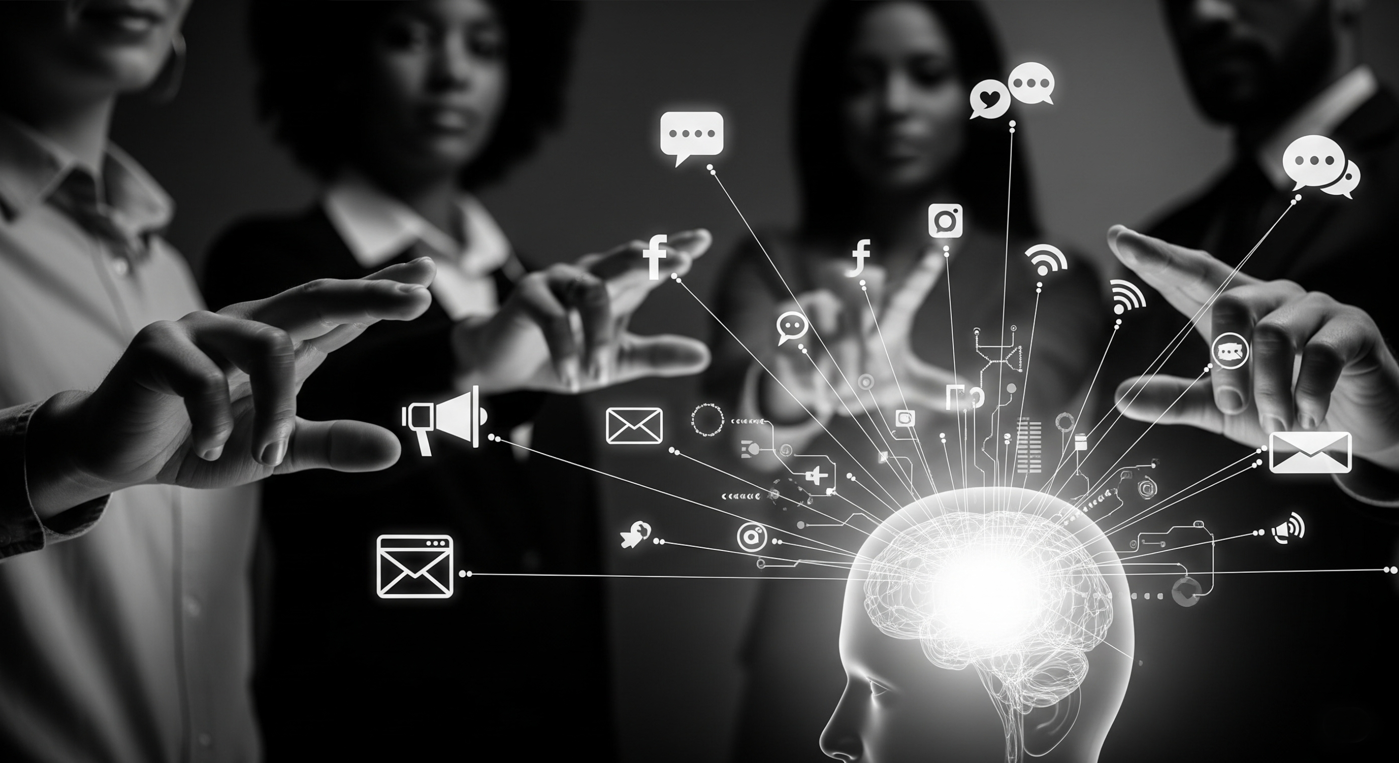 Estrategia integral de marketing, publicidad y comunicación 360, combinando creatividad y tecnología para un impacto multicanal y el crecimiento sostenible de la marca.