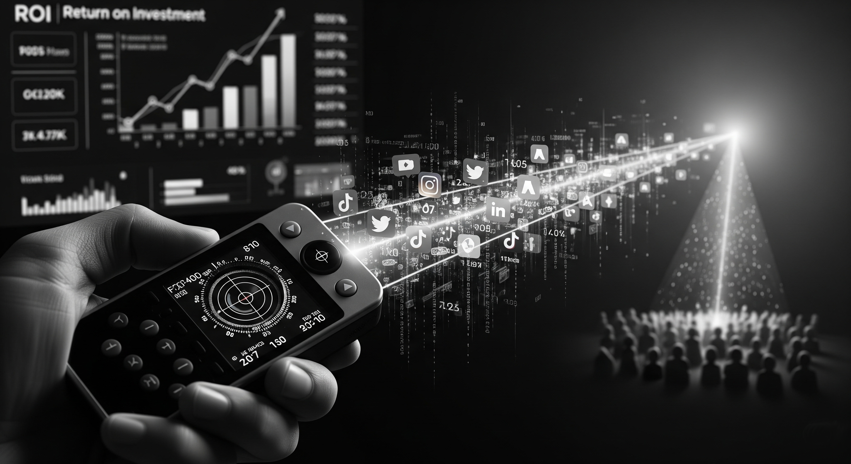 Diseño de campañas publicitarias digitales con enfoque estratégico y analítico para conectar con la audiencia, maximizar el retorno de la inversión y generar resultados de negocio tangibles.