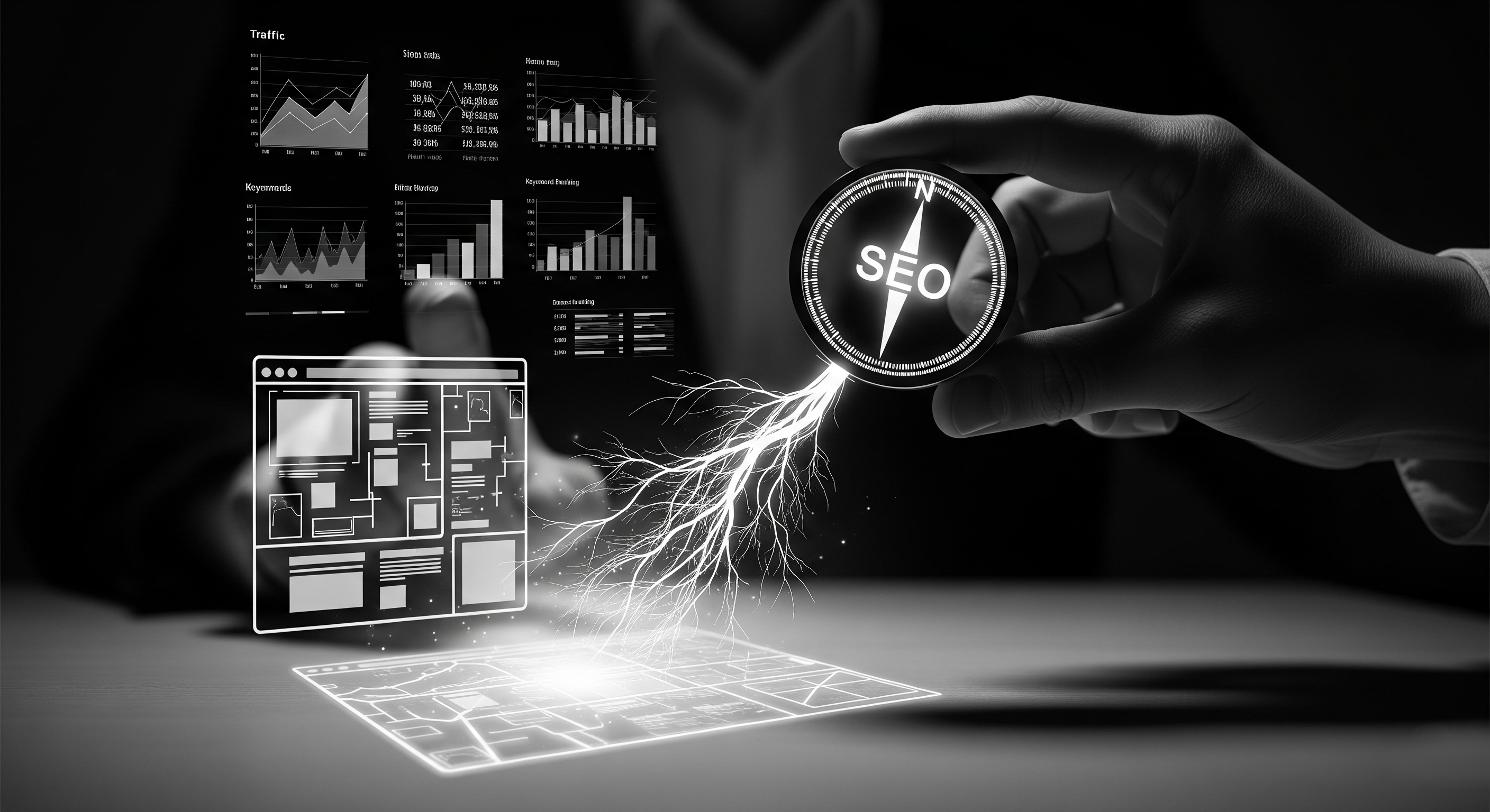 Servicios SEO y posicionamiento web con estrategia técnica y de contenidos para aumentar el tráfico orgánico, la visibilidad en Google y las ventas sostenibles de la empresa.